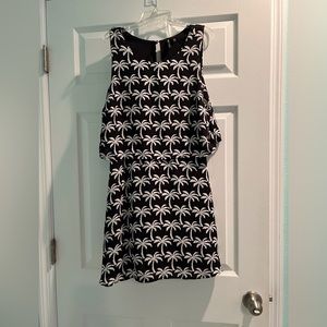 Want and Need Dress with Front Overlay